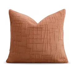 ARMONIA - Cubre cojín coral chenille 45x45 diseño elegante sala CL 744