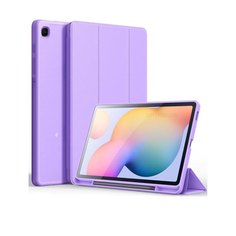 GENERICO - Funda Smart Cover Para Tablet Samsung S6 Lite 10.4 - Lila