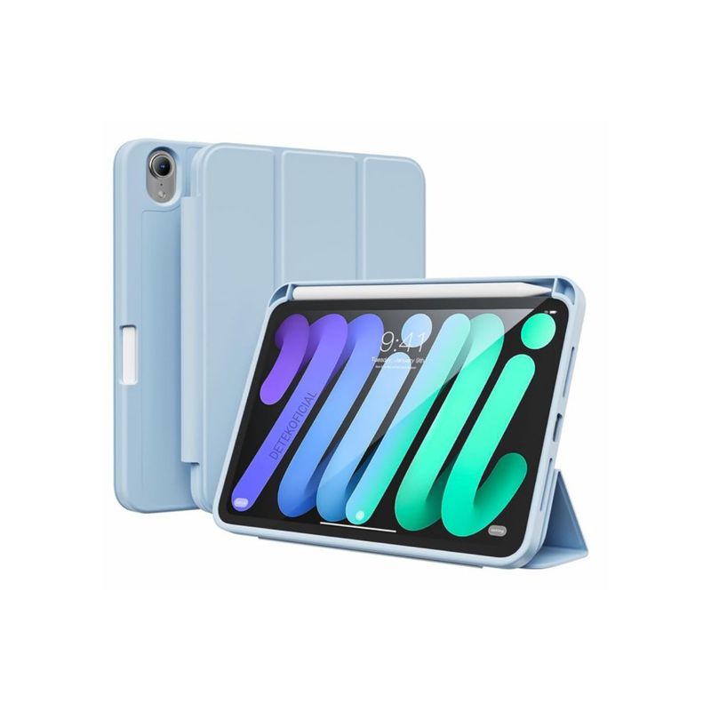 GENERICO - Funda Para iPad Mini 6 Con Ranura Para Lapiz - Celeste