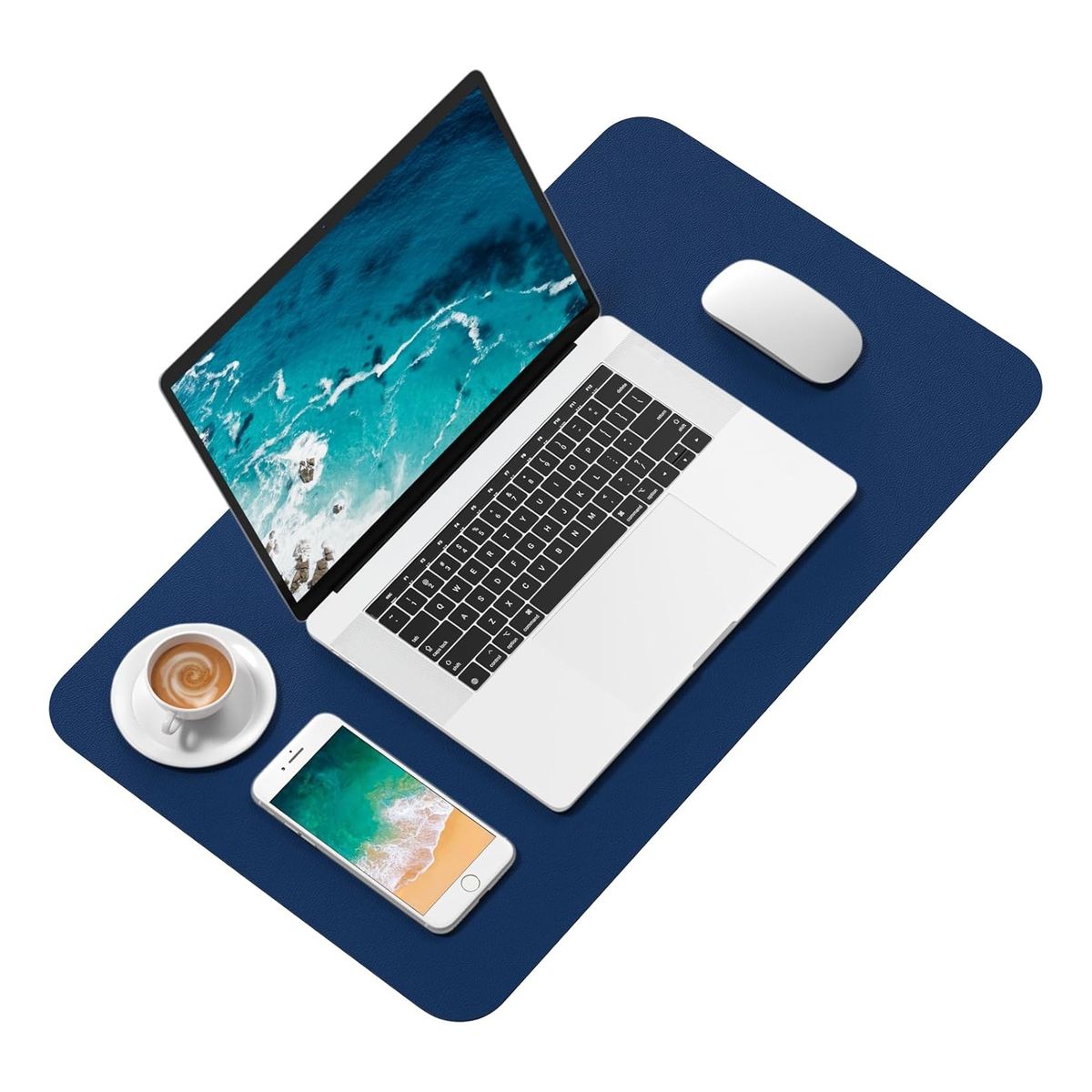 ATURE - Alfombrilla Mousepad De Cuero Impermeable Reversible 80x40