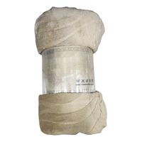 Manta Para Cama Frazada Decorativa 2 Plazas Baige