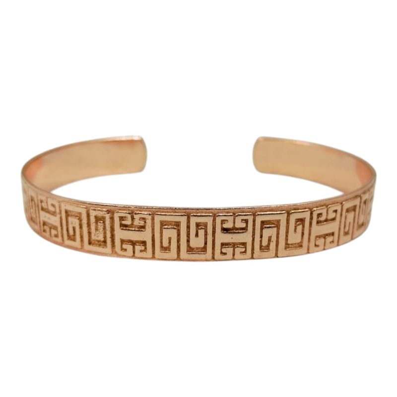 GENERICO - Pulsera De Cobre Puro Artesania Chilena Etnica Dolor Mas Bolsa