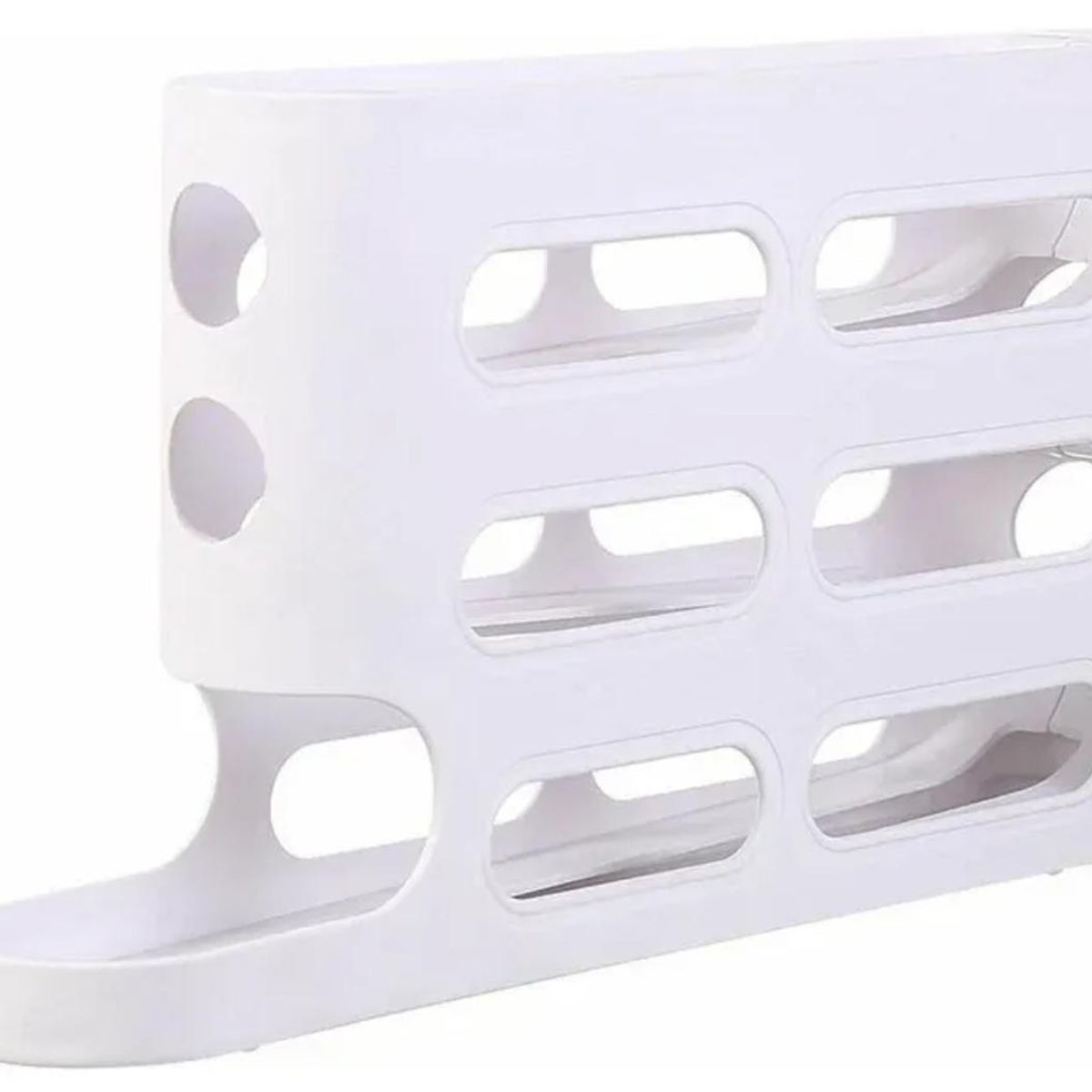 GENERICO - Organizador Y Dispensador De Huevos Porta Huevos 26pcs Blanco