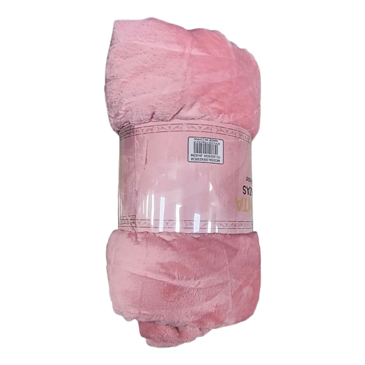 GENERICO - Manta Para Cama Frazada 2 Plazas Rosa