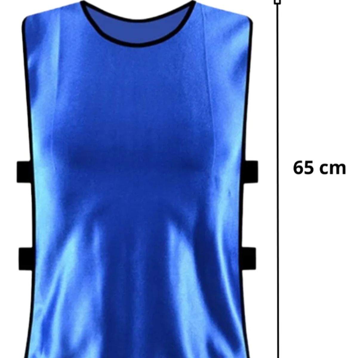 GENERICO - Pack X10 Chaleco Deportivo Peto Multiuso Para Adultos Futbol Azul Universal Allinx