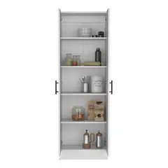 TUHOME - Mueble Despensa Multiusos Kitchen 170x56x302 Cm Blanco