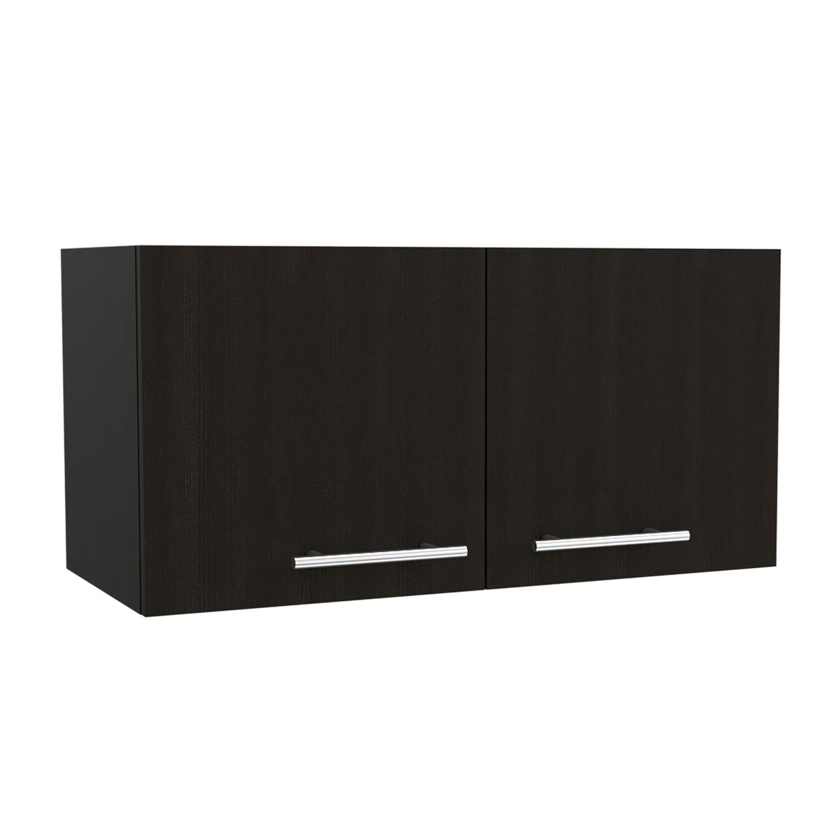 TUHOME - Mueble De Cocina Mural 2 Puertas Manchester Wengue 37x76x335 Cm