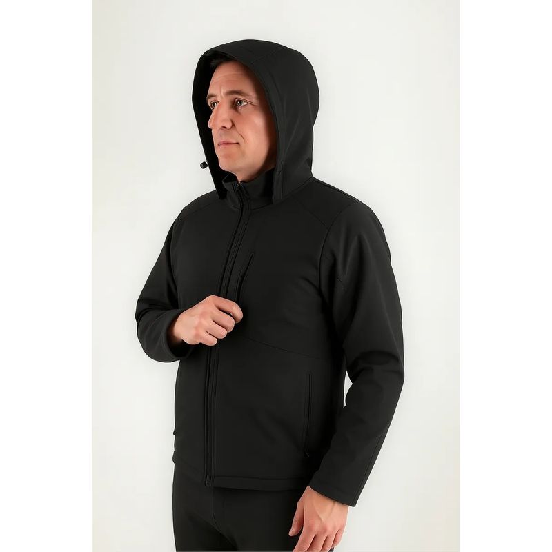 NO LOGO - Chaqueta Softshell Termica Impermeable C Micropolar Hombre Parka