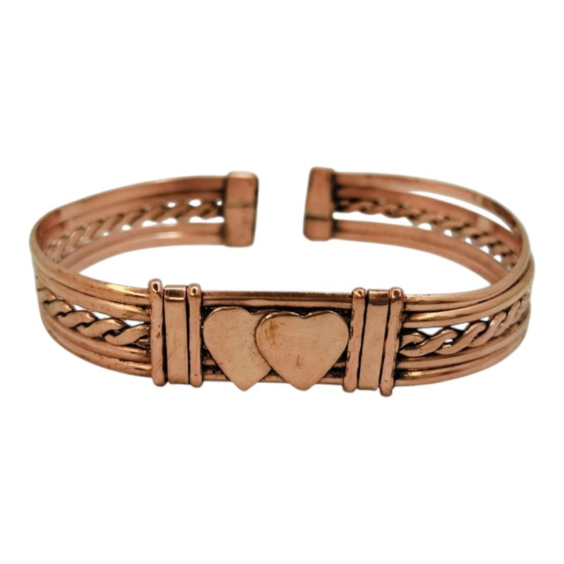 GENERICO - Pulsera De Cobre Puro Artesania Chilena Etnica Dolor Mas Bolsa