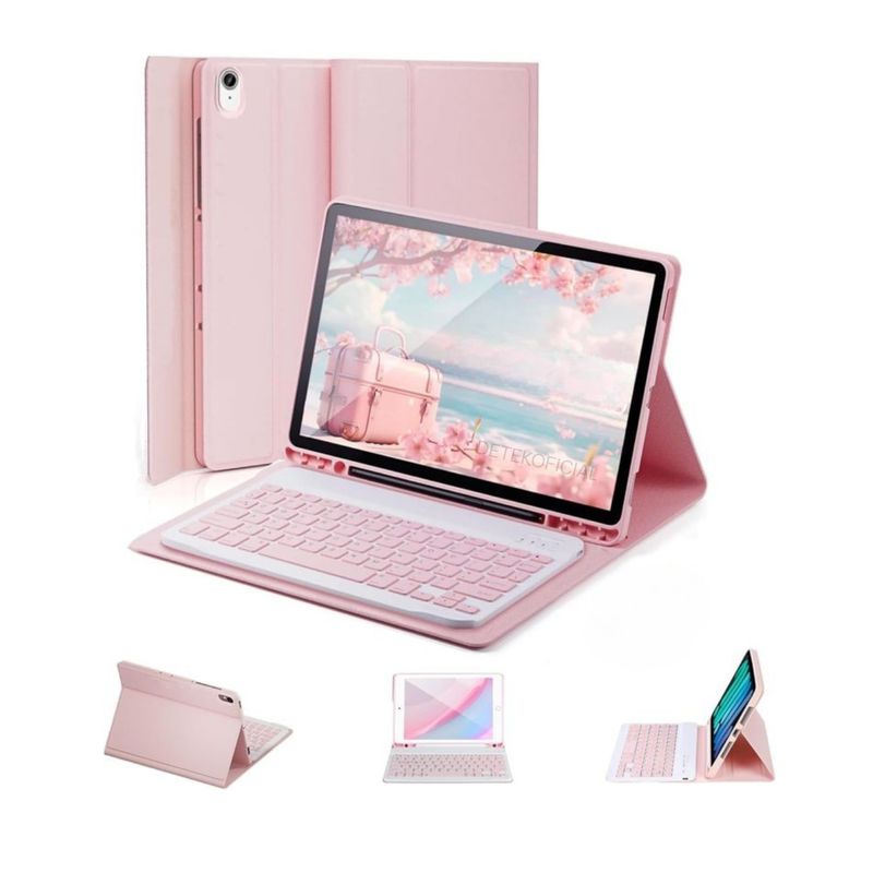 GENERICO - Carcasa Para iPad Mini 7 Gen (8.3) + Teclado Español Ñ