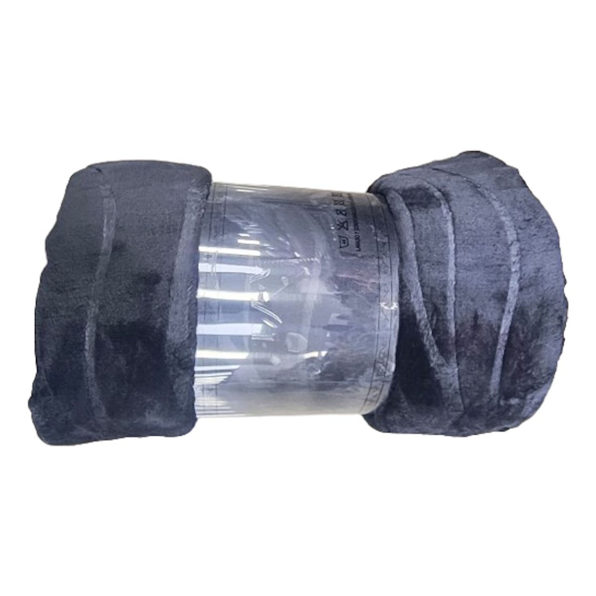 GENERICO - Manta Para Cama Frazada 2 Plazas Gris