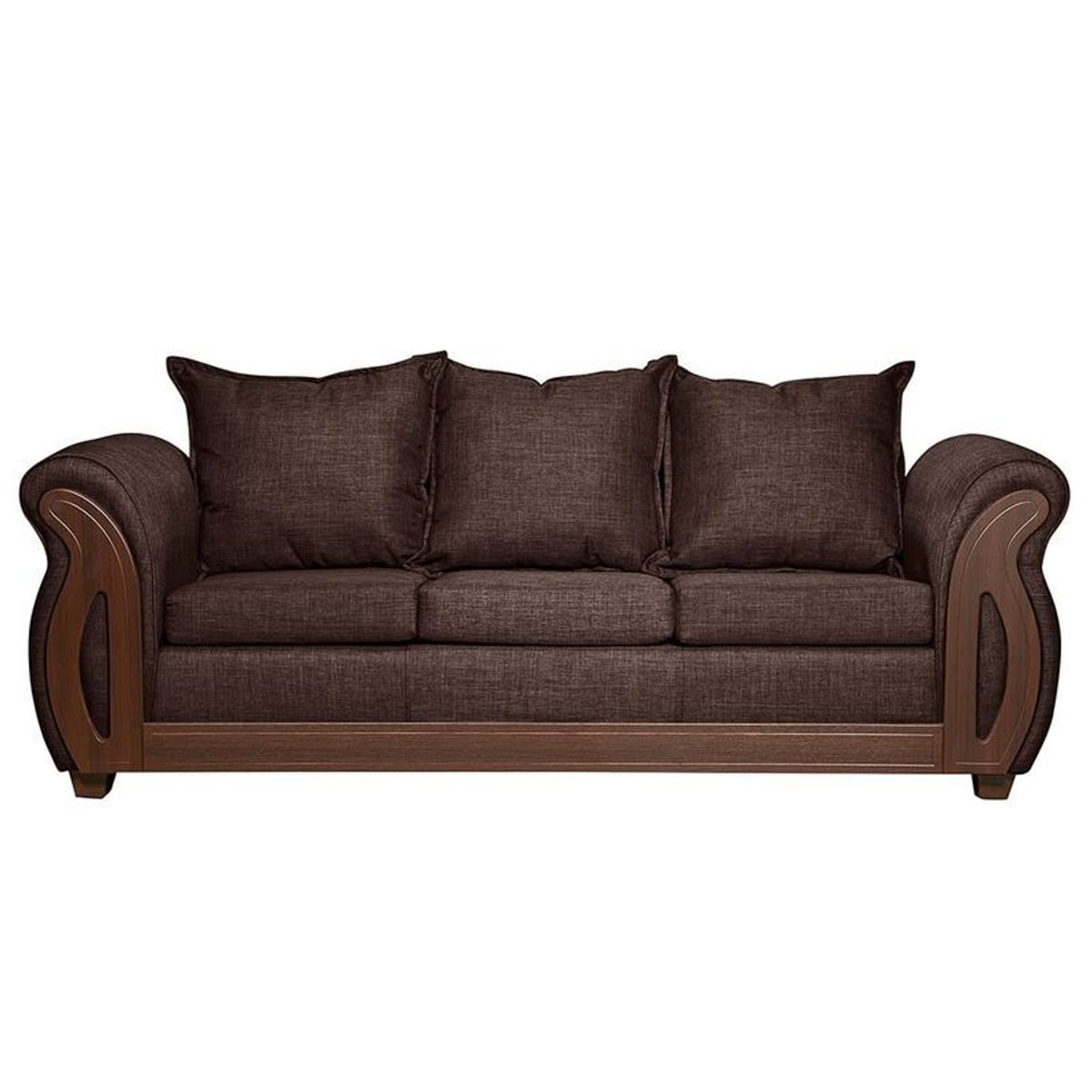 GENERICO - Sofa 3 Cuerpos Isidora Marron