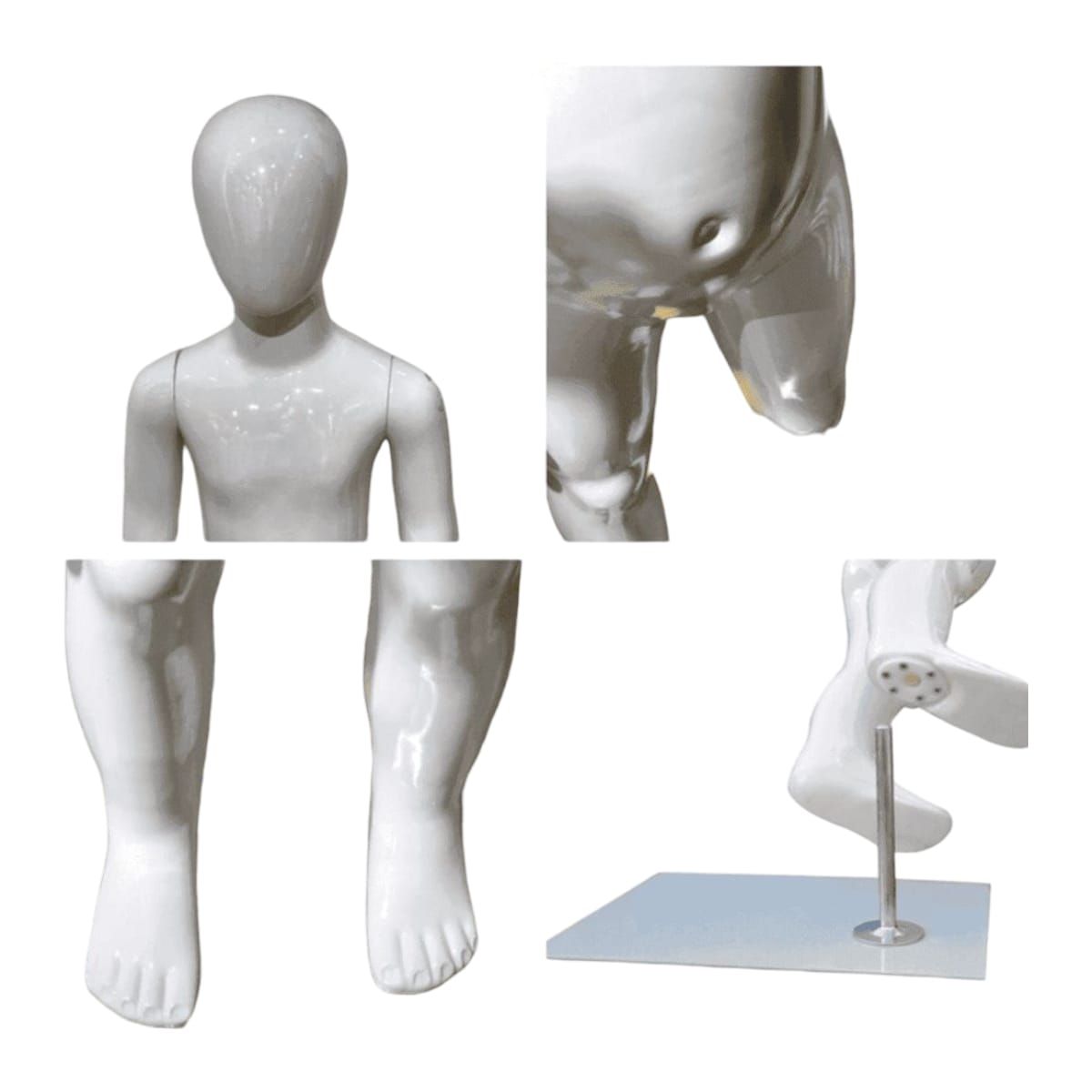 GENERICO - Maniqui Infantil Blanco 90cm Gms