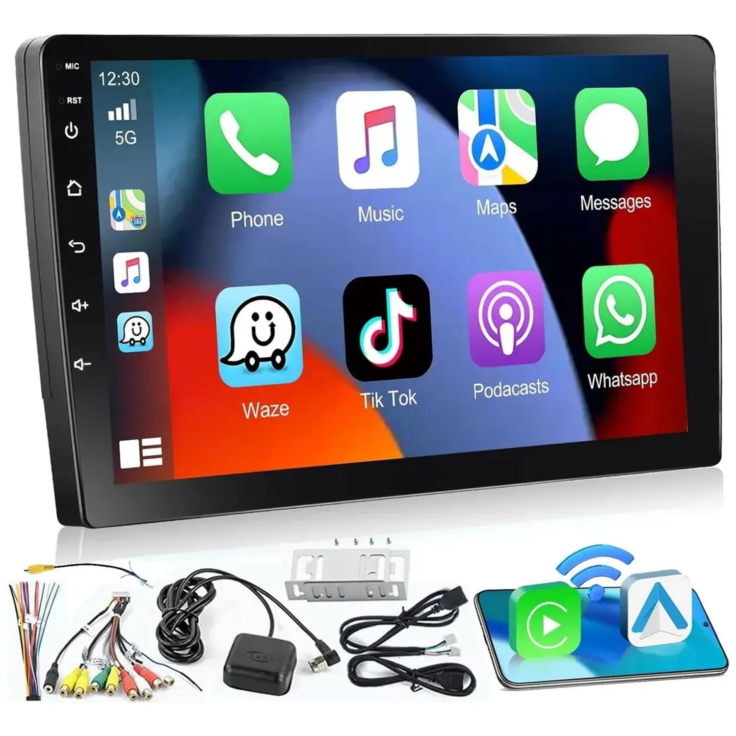 Radio Android Auto Carplay Qled 9pul Octa-core 4gb 64gb Auto