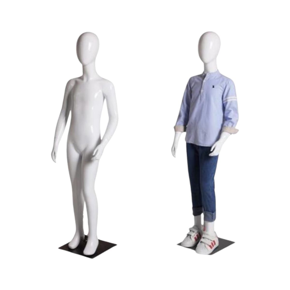 GENERICO - Maniqui de Niño Blanco 125cm Gms