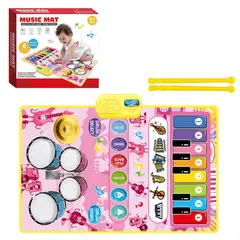 ATURE - Alfombra Musical Piano Y Tambor Juguete Para Niños 80x565cm