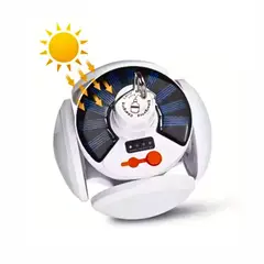 GENERICO - Ampolleta Led Recargable Solar Y Usb Emergencia O Camping