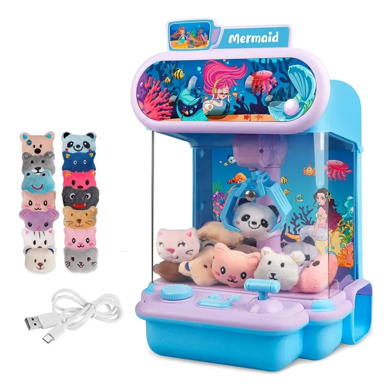 GENERICO - Maquina Agarra Atrapa Peluches Juguete De Premios Sirena