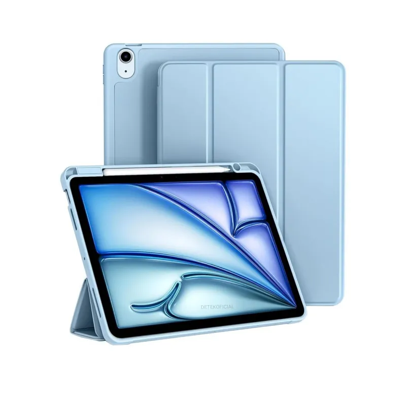 GENERICO - Funda Smart Cover Para iPad Air 11 M3 2025 - Celeste