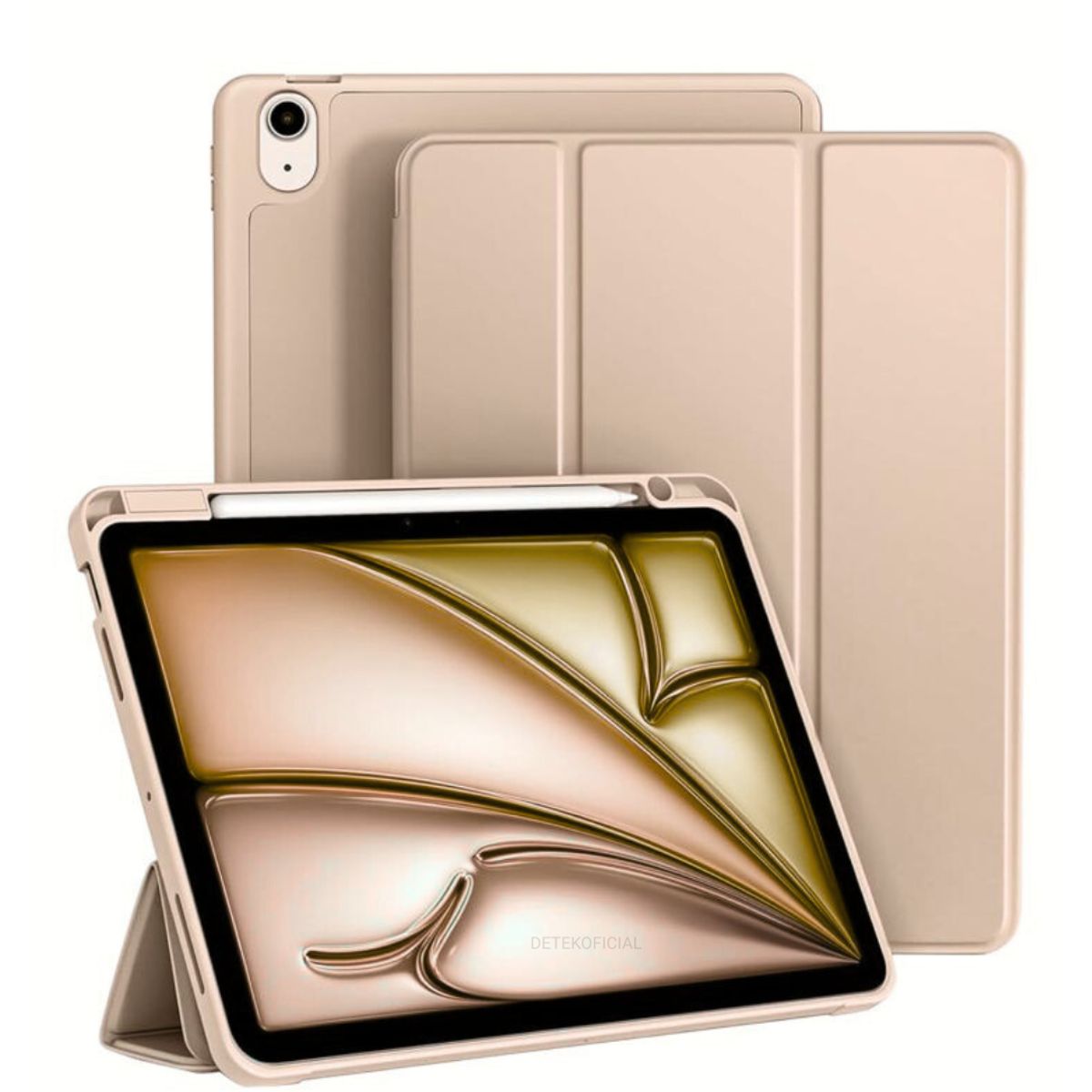 GENERICO - Funda Smart Cover Para iPad Air 11 M2 2024 - Rosa Palo