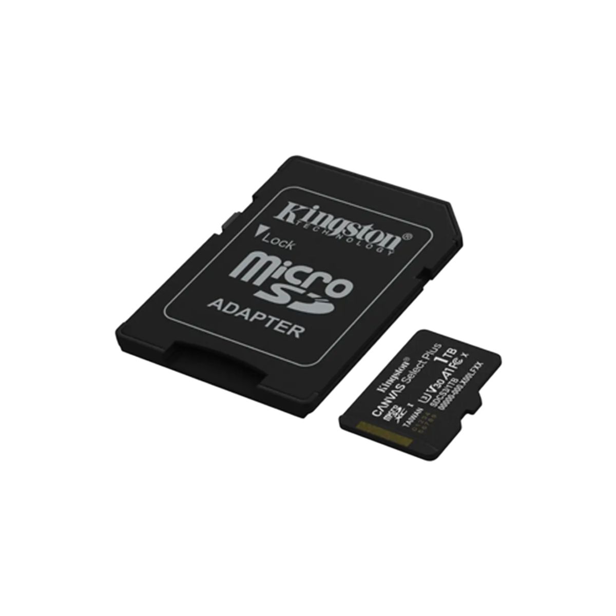 KINGSTON - Kingston SDCS3 Tarjeta MicroSDXC 1TB Canvas Select Plus, 100MB/s, Clase 10 A1 + Adaptador SD