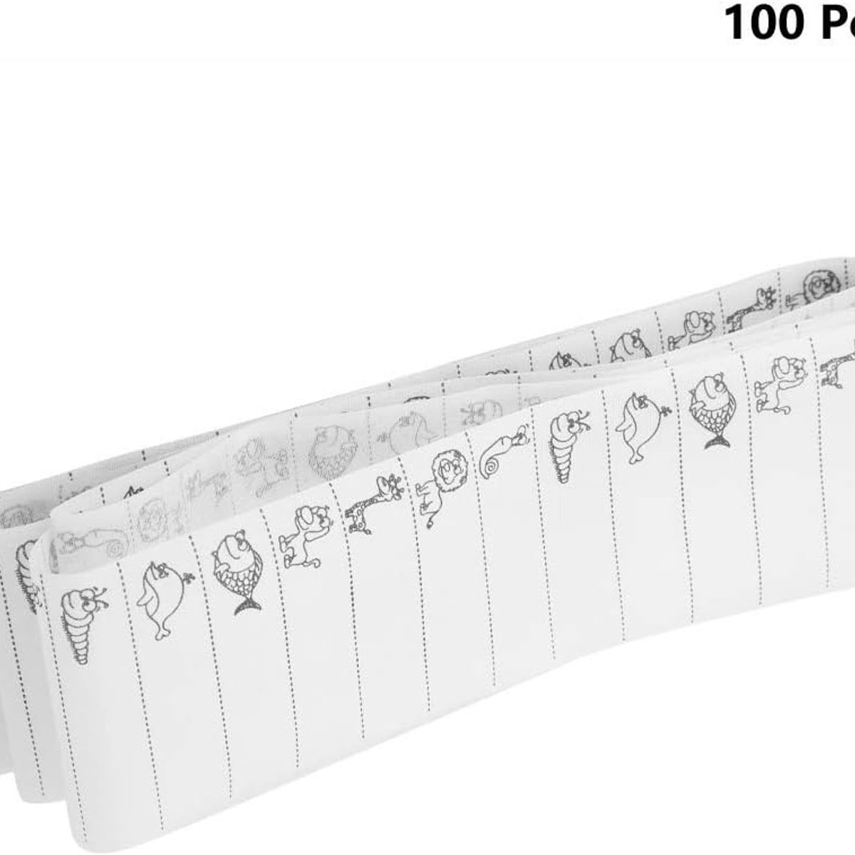 KUANGYE - 100 Etiquetas Personalizadas Ropa Planchables Termicas