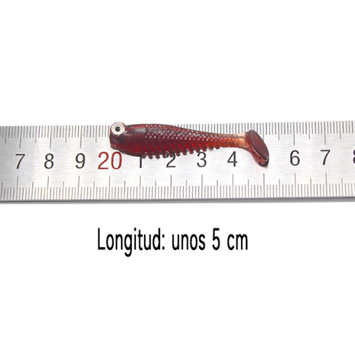 GENERICO - Molusco soft cebo falso pesca 6pcs