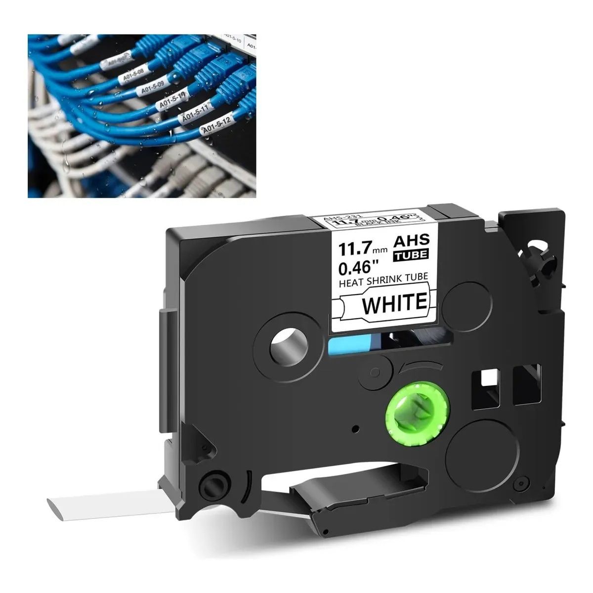 KUANGYE - Cinta Tubo Termoretráctil Hse-231 Para Brother Rotuladora