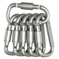 GENERICO - Cierre De Mosquetón En Forma De D Con Hebilla Para Colgar Rá