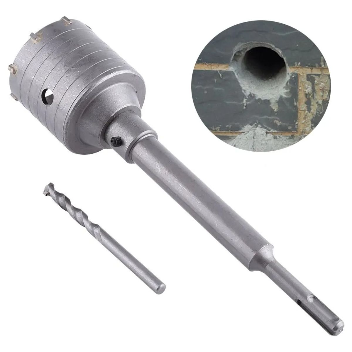 GENERICO - Sierra Copa Diamantada 50mm Concreto Hormigon +toma Sds Plus