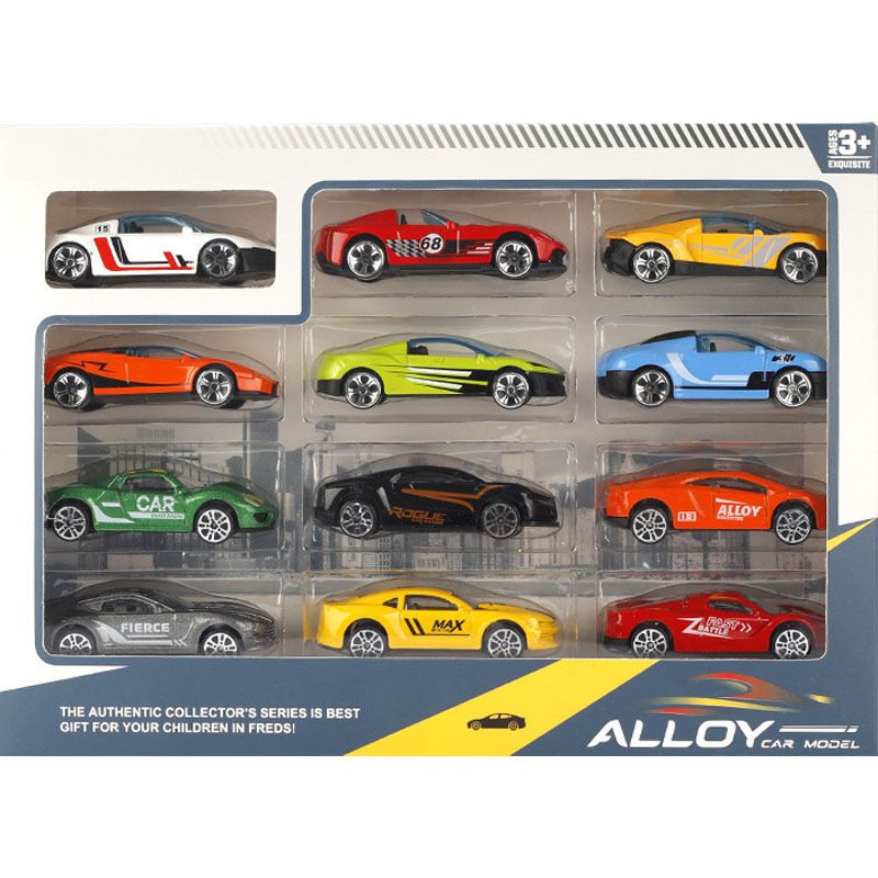 DANWEILE - 12 Uds. Una juguetes para coches para niños juego de coches