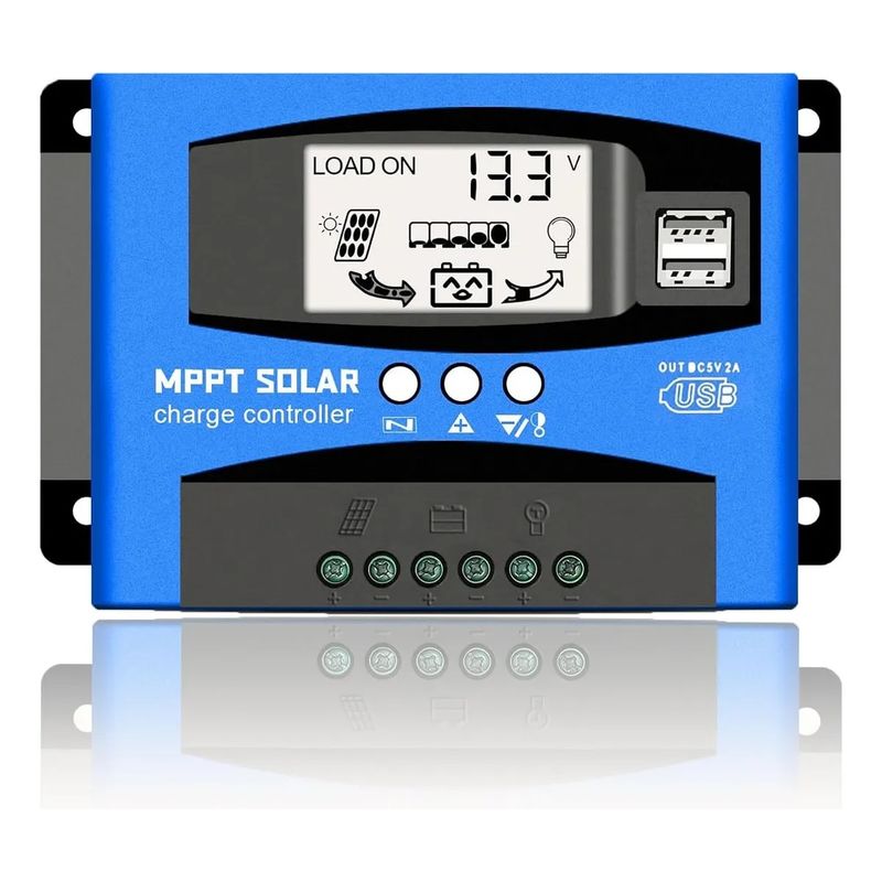 GENERICO - Regulador Mppt Genérica 60a 12V 24v 1200w Solar Carga
