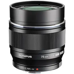 OLYMPUS - M. Zuiko Digital ED 75mm f 1.8 Lens - Negro