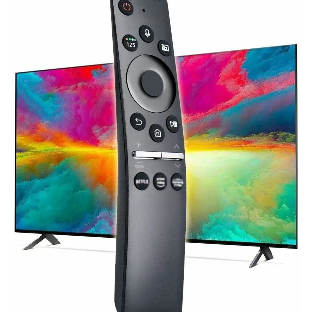 GENERICO - Control Remoto Para Samsung Smart Tv 4k Curve Con Voz