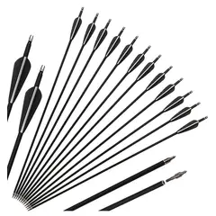 ATURE - Flechas Carbono De 80cm 12 Unidades Para Articulos De Caza