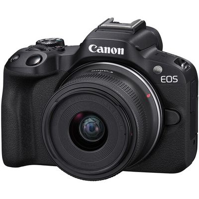 Imagen 2 del producto EOS R50 Mirrorless Camera with 18-45mm Lens - Negro