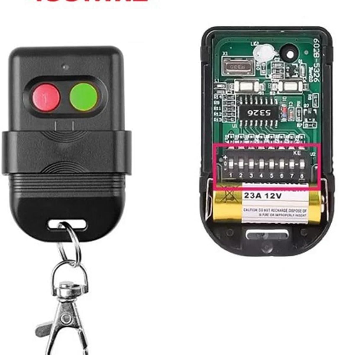 KUANGYE - Control Remoto 2 Canales On-off/ Momentaneo 433mhz Vv-t2