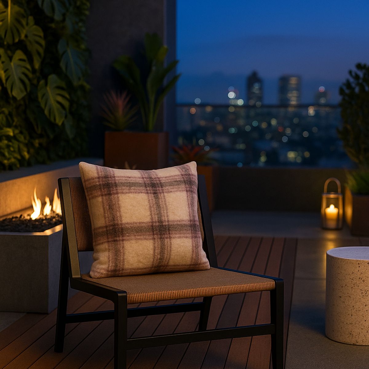 ARMONIA - Cubre cojín cuadrille chenille 45x45 estilo elegante sala CL 740