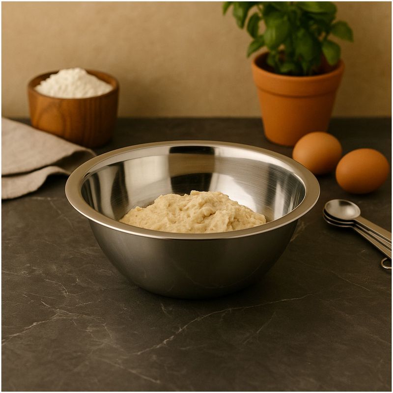 CUINER - Bowl Redondo Profundo Cuiner 30cm Cocina Acero Inoxidable