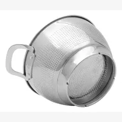 CUINER - Colador Alto 24cm Acero Inoxidable Color Plateado