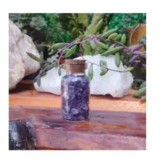 GENERICO - Botella Espiritualidad Con Piedra Energética Amatista