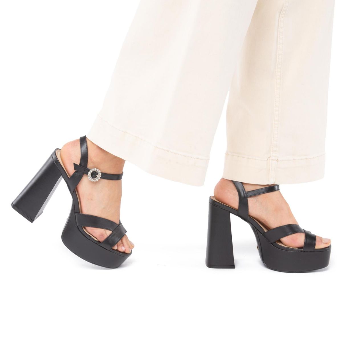 GACEL - Sandalia - Rue - Gacel - Negro