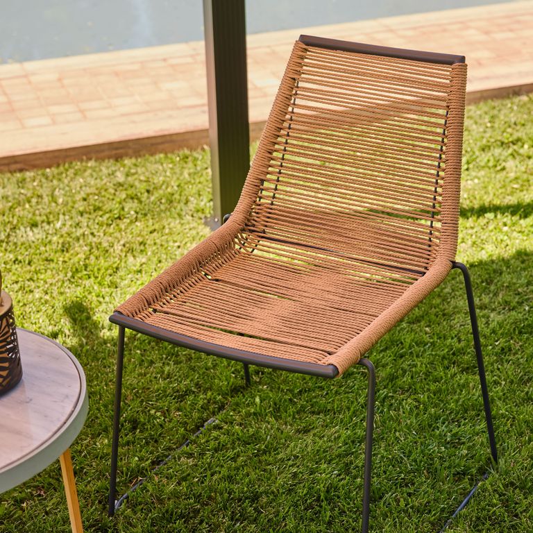 Set x2 Sillas de Exterior Thani Ratan Sintetico Jardin y Terraza