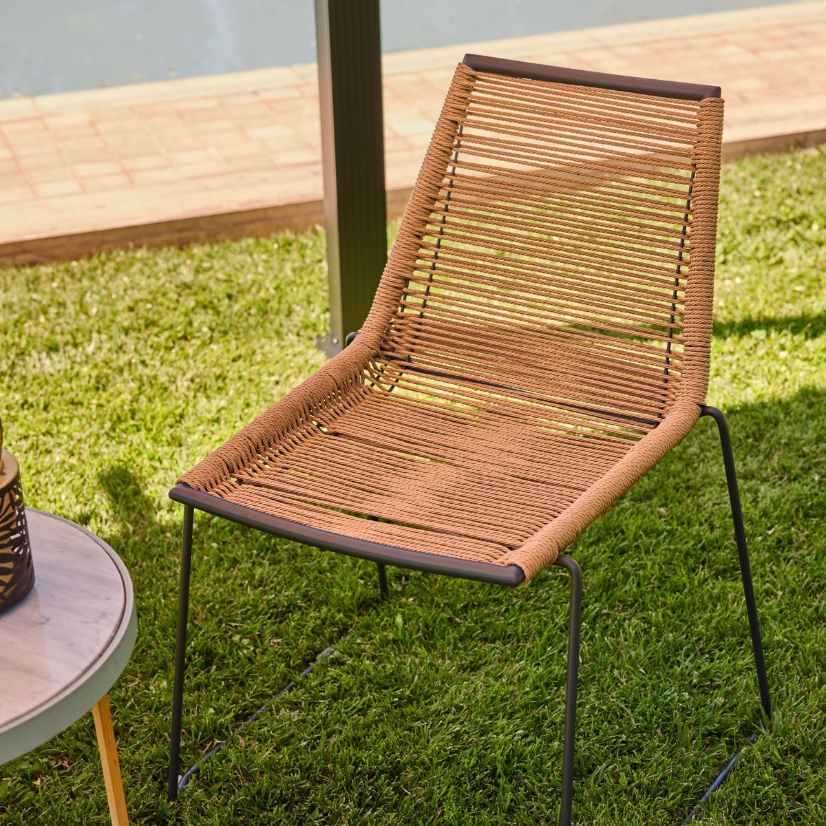 RELAN - Set x2 Sillas de Exterior Relan Thani Ratán Sintético Jardín y Terraza