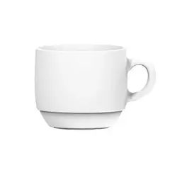 NADIR - Taza Te 240mL Opaline Porcelana Blanca Resistente