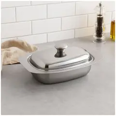 CUINER - Mantequillero Classic Acero Inoxidable 500mL Cocina