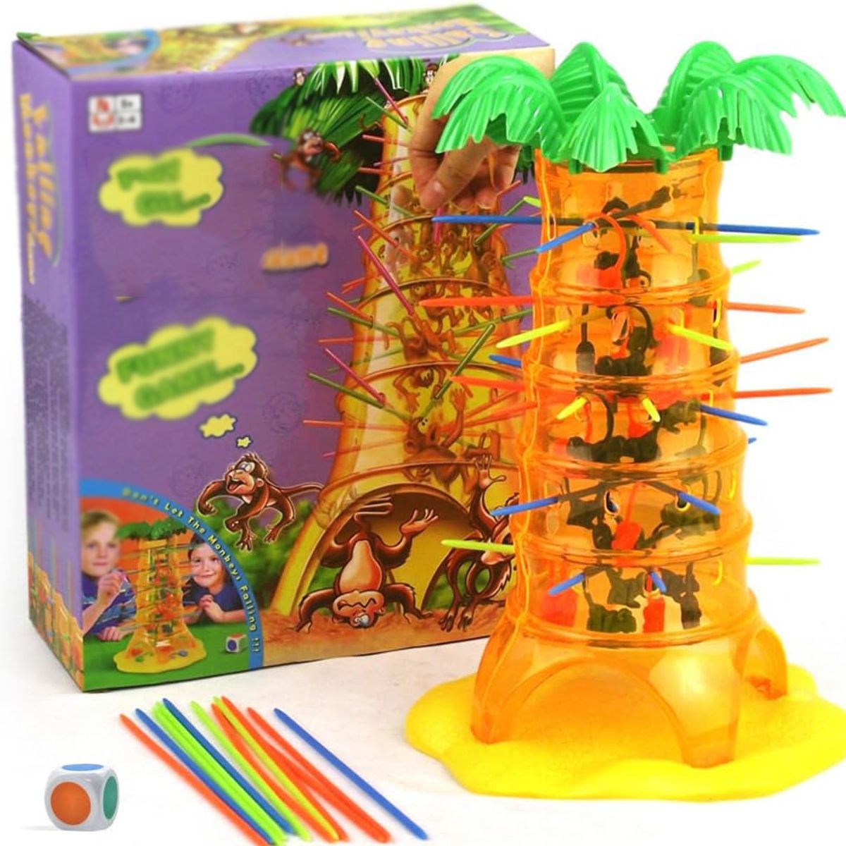 KUANGYE - Juego De Mesa Monos Crazy Juego Didáctico