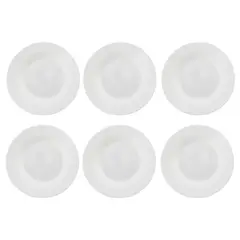 NADIR - Set 6 Plato Postre Buffet 19cm Opaline De Porcelana