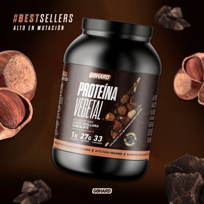 Imagen 2 del producto Proteina Vegetal Soya 1 Kg - Sabor Avellana Chocolate