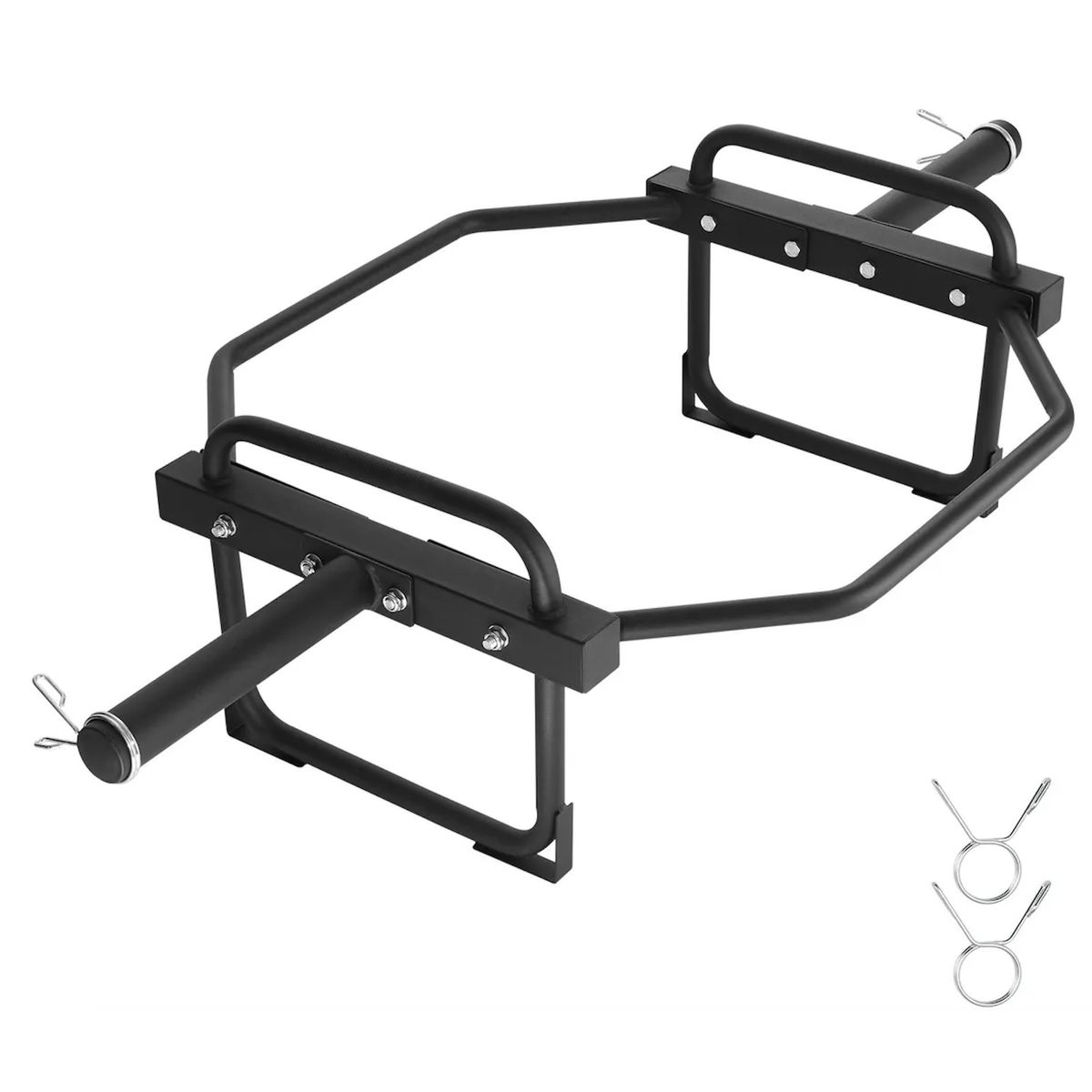 BASKO FITNESS - BARRA HEXAGONAL BLACK